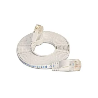 SLIM Câble patch slim RJ-45 - RJ-45, Cat 6, UTP, 1.5 m, Blanc