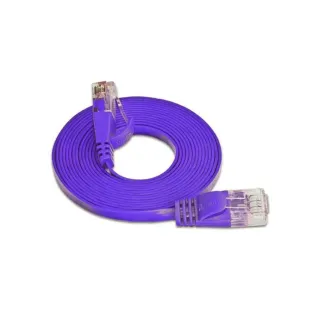 SLIM Câble patch slim RJ-45 - RJ-45, Cat 6, UTP, 0.25 m, Violet