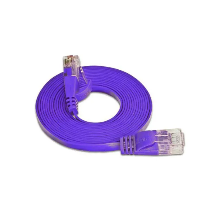 SLIM Câble patch slim RJ-45 - RJ-45, Cat 6, UTP, 1 m, Violet