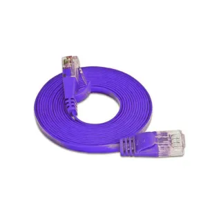 SLIM Câble patch slim RJ-45 - RJ-45, Cat 6, UTP, 25 m, Violet