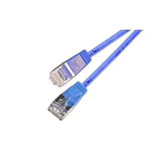 SLIM Câble patch slim RJ-45 - RJ-45, Cat 6, U-FTP, 3 m, Bleu