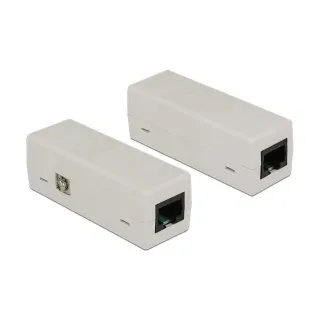 Delock Isolateur RJ45 6KV, PoE inclus 1 pièce, protection contre les surtensions