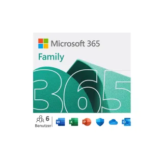 Microsoft 365 Family ESD, 6 utilisateurs, ML