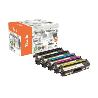 Peach Kits de toner Brother TN-325 2x noir, 1x cyan, magenta, jaune