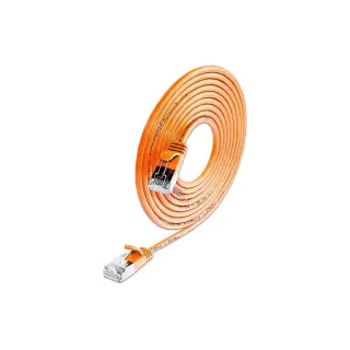 SLIM Câble patch slim RJ-45 - RJ-45, Cat 6, UTP, 7.5 m, Orange