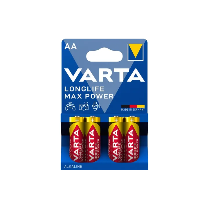 Varta Pile Longlife Max Power AA 4 Pièce-s