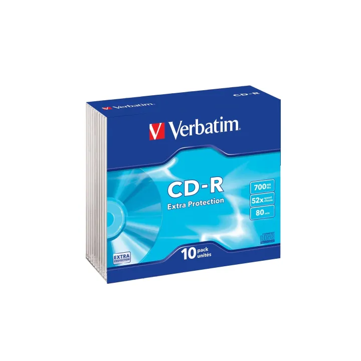 Verbatim CD-R 0.7 GB, Slimcase (10 Pièce-s)