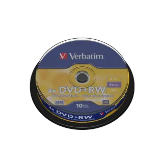 Verbatim DVD+RW 4.7 GB, tour (10 Pièce-s)