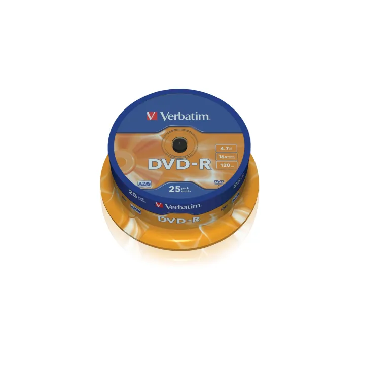 Verbatim DVD-R 4.7 GB, tour (25 Pièce-s)