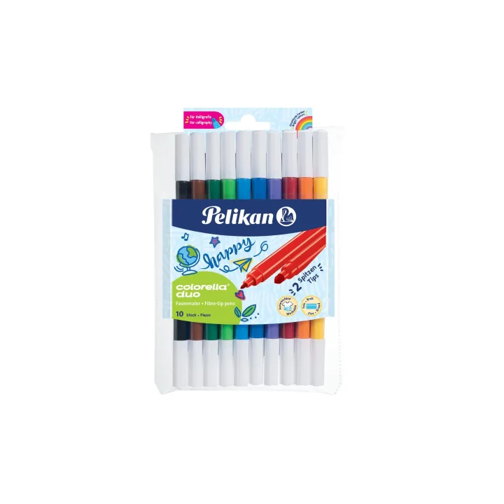 Pelikan Crayon feutre Colorella duo C407 10 pièces