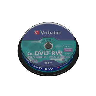 Verbatim DVD-RW 43552 4.7 GB, tour (10 Pièce-s)