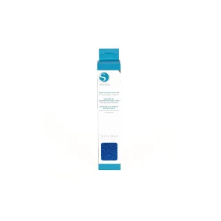 Silhouette Film thermocollant 30.5 cm x 90 cm Bleu, paillettes