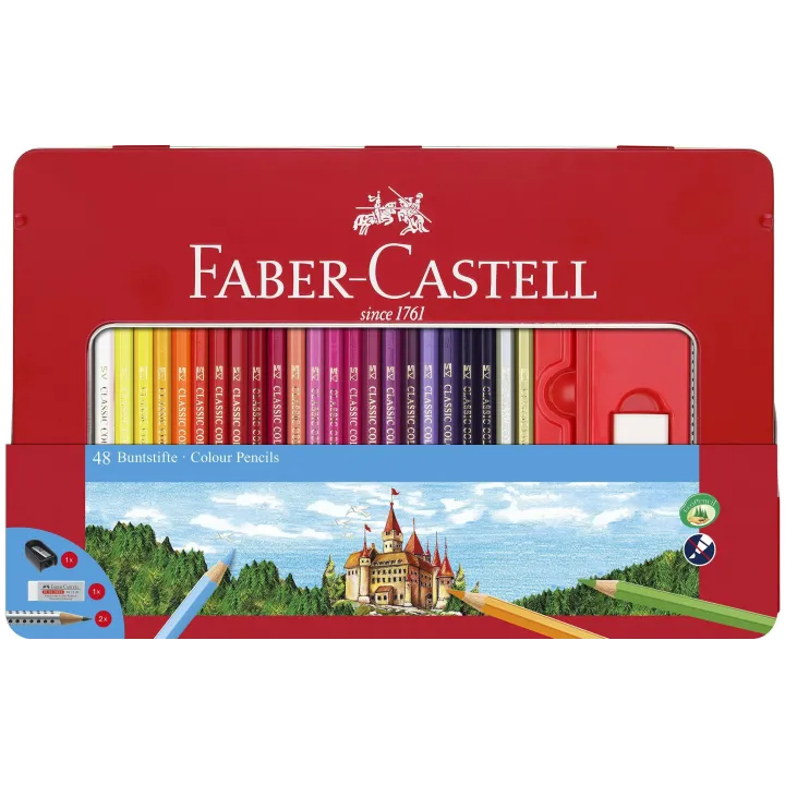 Faber-Castell Crayons de couleur Classic Colours 48 pièces