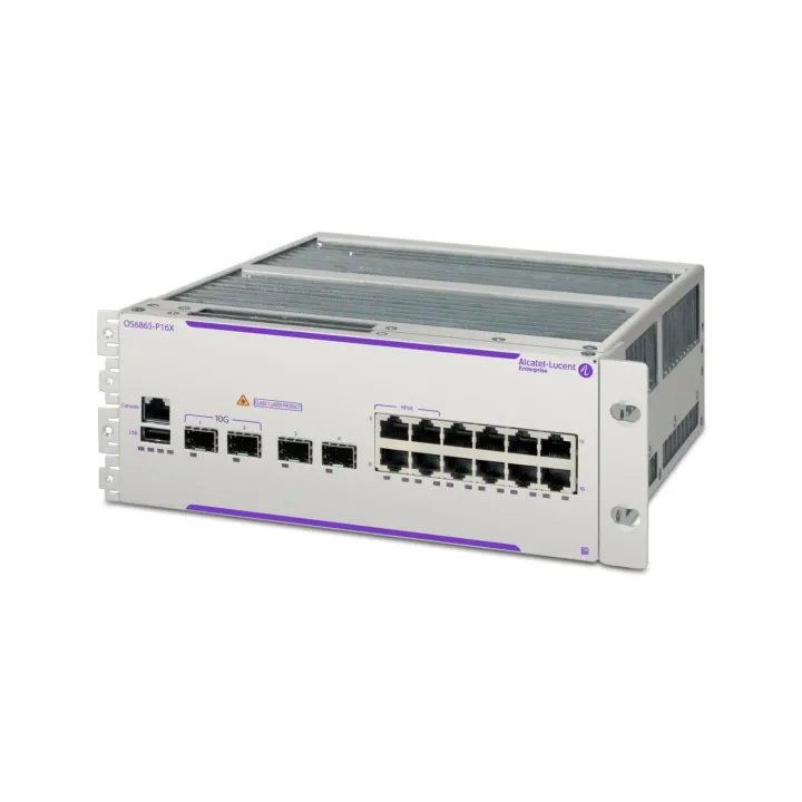 Alcatel-Lucent PoE+ Switch OmniSwitch OS6865-P16XD 16 Port