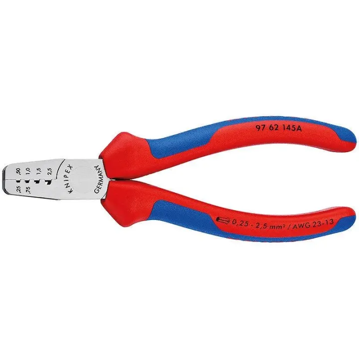 Knipex Pince à sertir 145 mm pour embouts de fils