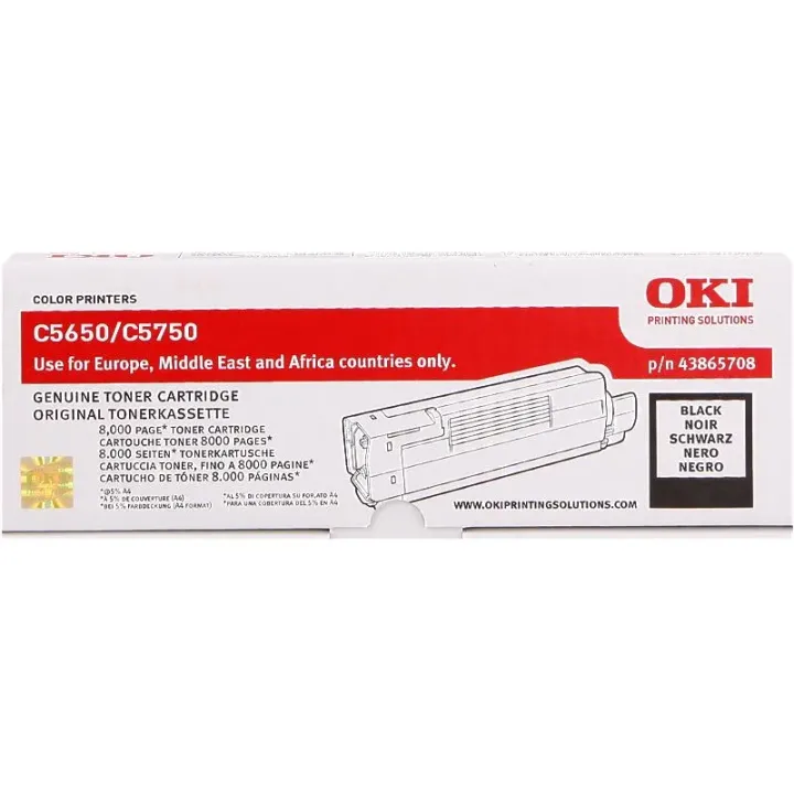 OKI Toner 43865708 noir