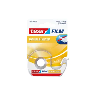 tesa Dérouleur manuel Film double face 12 mm x 7.5 m