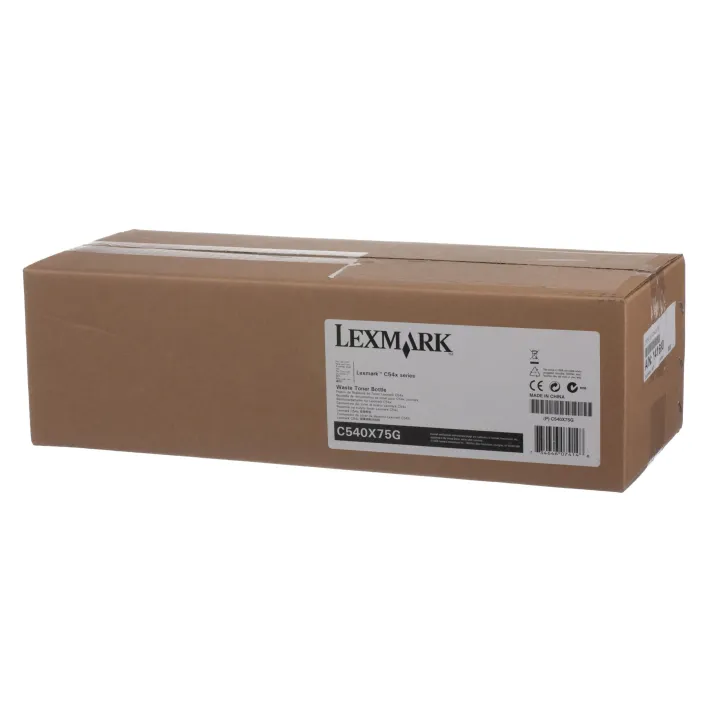 Lexmark Bac de récupération de toner C540X75G Noir   Cyan   Magenta   Jaune Jaune