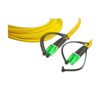 Lightwin Câble patch à fibre optique LC-APC-LC-APC, Singlemode, Duplex, 2m