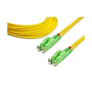Lightwin Câble patch à fibre optique E2000-APC-E2000-APC, Singlemode, Duplex, 2m
