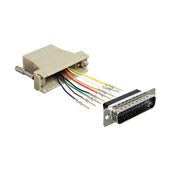 Delock Adaptateur RJ-45 - DB15 (f-m) 0 m