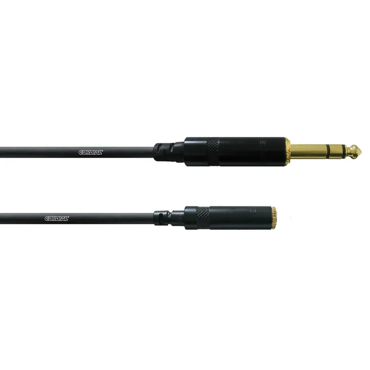 Cordial Câble audio jack 6.3 mm - jack 3.5 mm 0.15 m