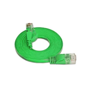 SLIM Câble patch slim RJ-45 - RJ-45, Cat 6, UTP, 0.25 m, Vert