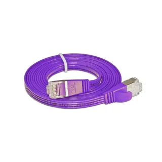 SLIM Câble patch slim RJ-45 - RJ-45, Cat 6, STP, 10 m, Violet