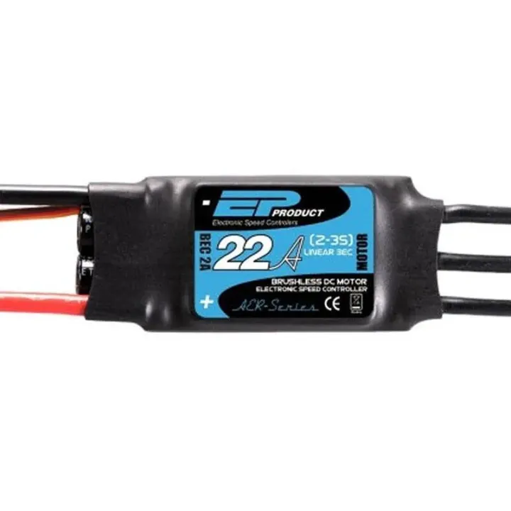 EP Régulateur Brushless Aer22-Aer-Series 22A, 2-3S, L-BEC