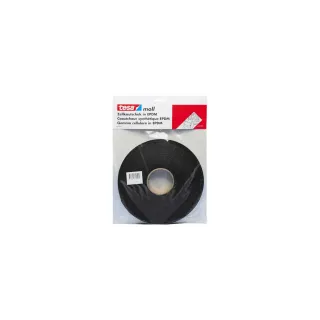 tesa Caoutchouc cellulaire moll EPDM 10 m x 12 mm 1 Pièce-s, Noir