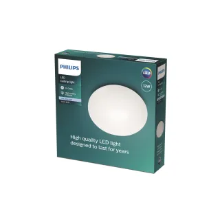 Philips Suede plafonnier 4 x 2.4W, 4000K, blanc