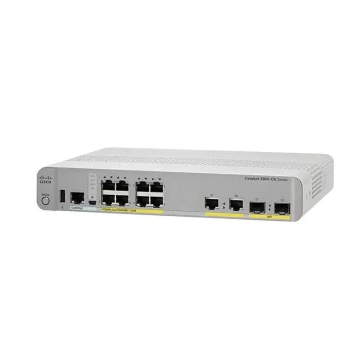 Cisco PoE+ Switch 2960CX-8PC-L 12 Port