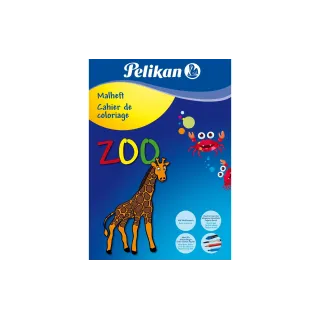 Pelikan Cahier à colorier Zoo A4