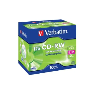 Verbatim CD-RW 0.7 GB, boîte à bijoux (10 Pièce-s)