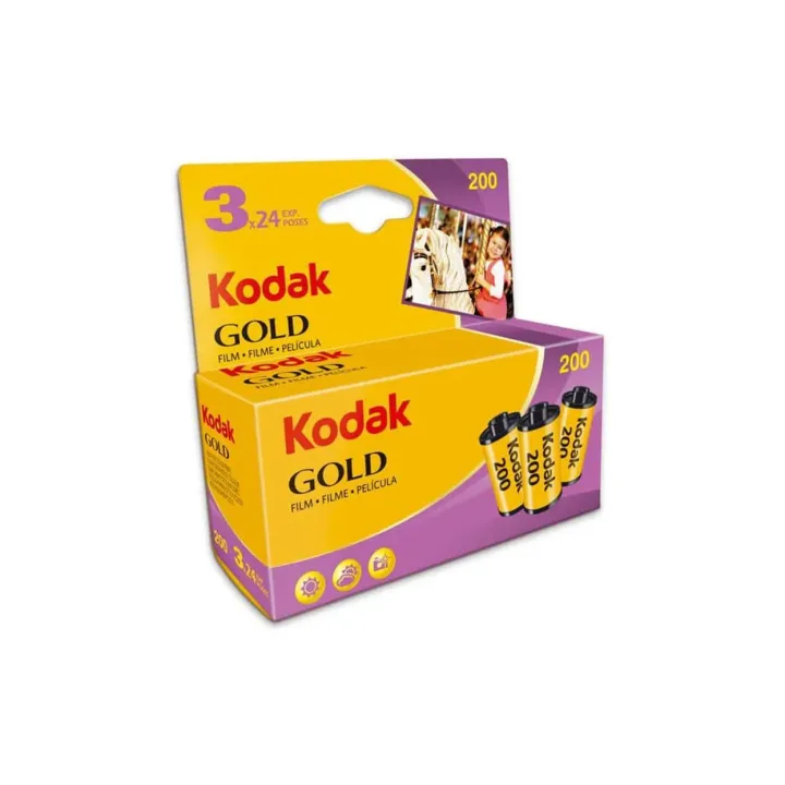 Kodak Film analogique Gold 135-24 Paquet de 3