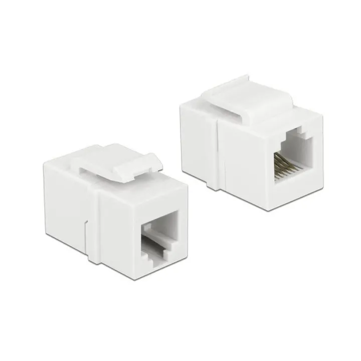 Delock Module Keystone RJ-12 Blanc