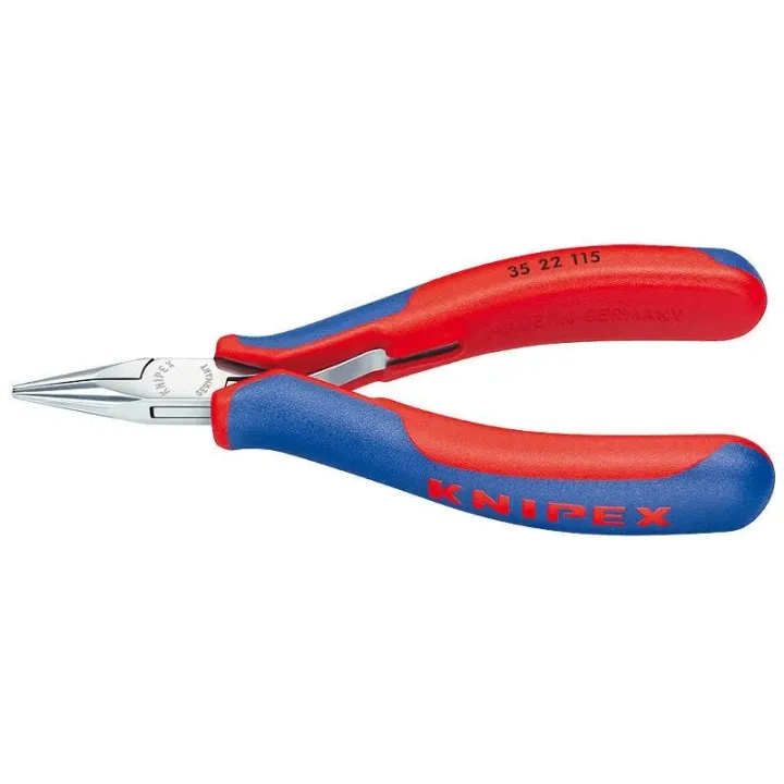 Knipex Pince réglable pour l’électronique 115 mm mors plats et ronds