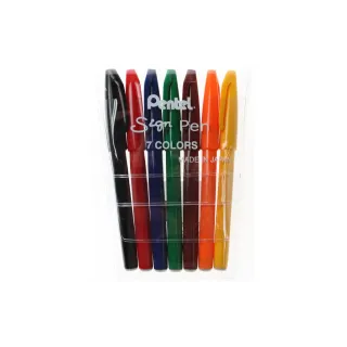 pentel Crayon feutre Sign Pen 7er Multicolore