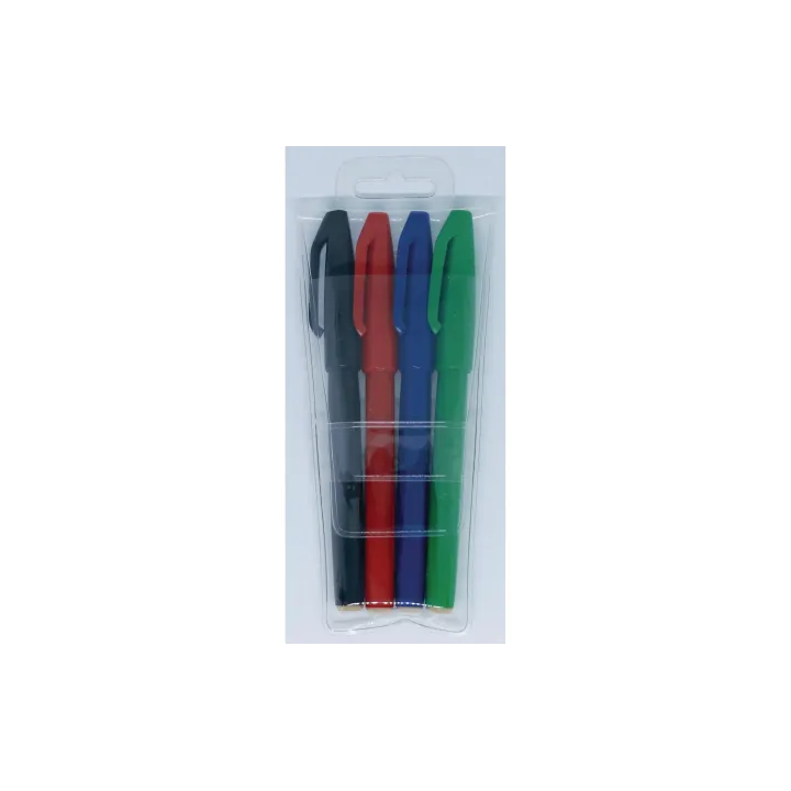 pentel Crayon feutre À usage unique Lot de 4