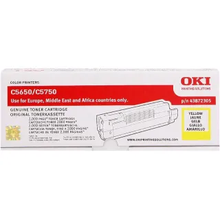 OKI Toner 43872305 Yellow