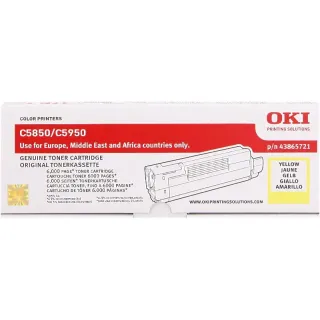 OKI Toner 43865721 Yellow