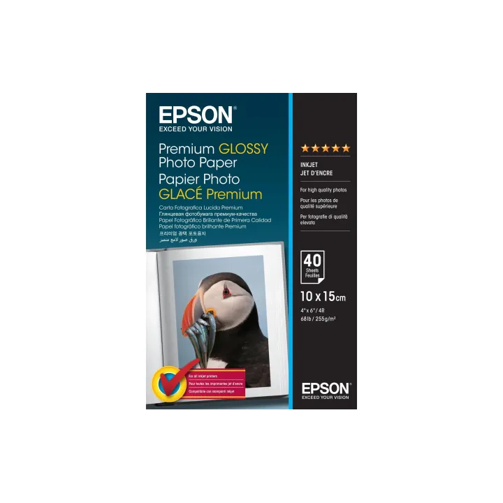 Epson Papier photo 10 x 15 cm 255 g-m² 40 Pièce-s