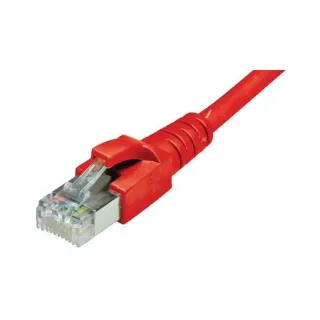 Dätwyler IT Infra Câble patch RJ-45 - RJ-45, Cat 6A, S-FTP, 0.5 m, Rouge