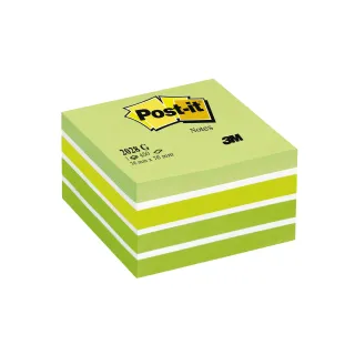 Post-it Fiche de bloc-notes Post-it 7,6 x 7,6 cm Cube Couleur