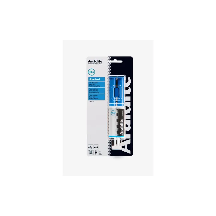 Araldite Colle à deux composants Standard Ultra Strong Seringue de 24 ml