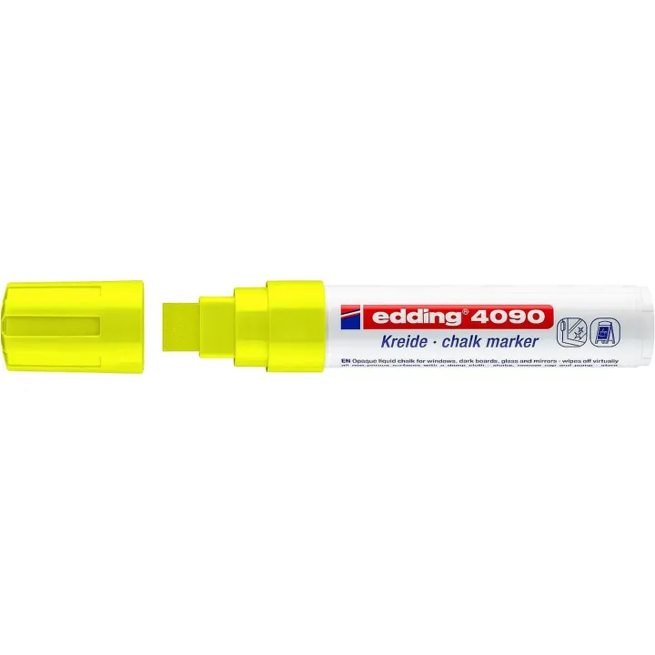 edding Marqueur craie liquide 4090 jaune fluo