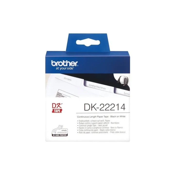 Brother Rouleau à étiquettes DK-22214 Thermo Direct 12 mm x 30.48 m