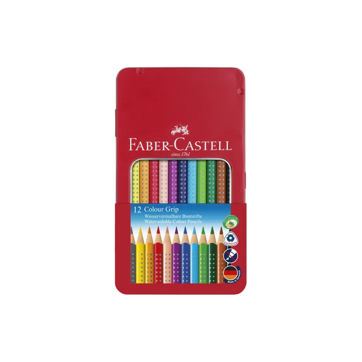 Faber-Castell Crayons de couleur Colour Grip 12 pièces