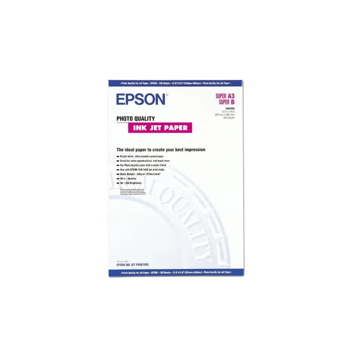 Epson Papier pour imprimante A3 Blanc 100 Pièce-s