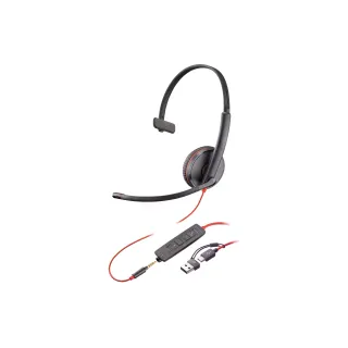 Poly Casque Blackwire 3215 Mono USB-A-C